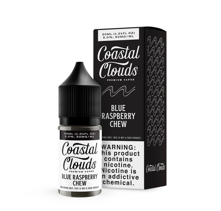 Coastal Clouds Salt Blue Raspberry Chew eJuice