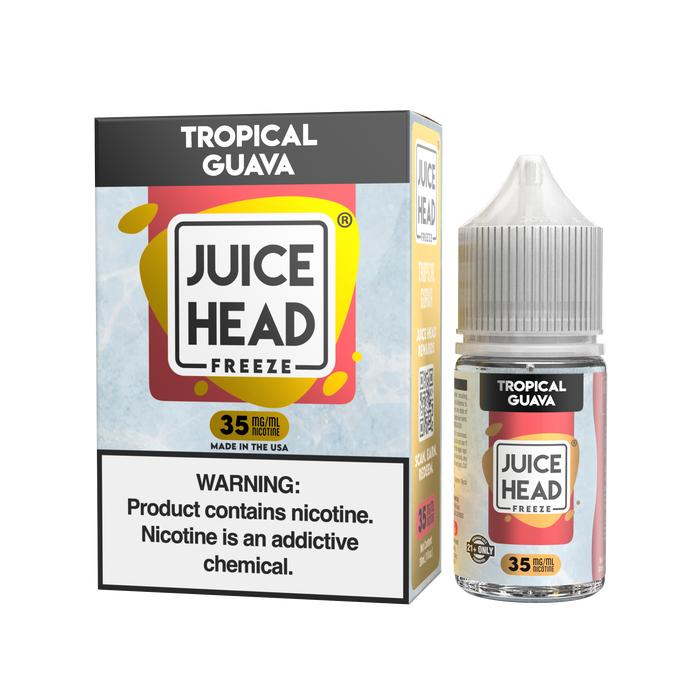 Juice Head Freeze Salt Tropical Guava eJuice