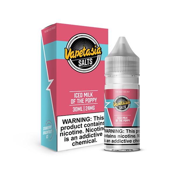 Vapetasia Salt Iced Milk of the Poppy eJuice