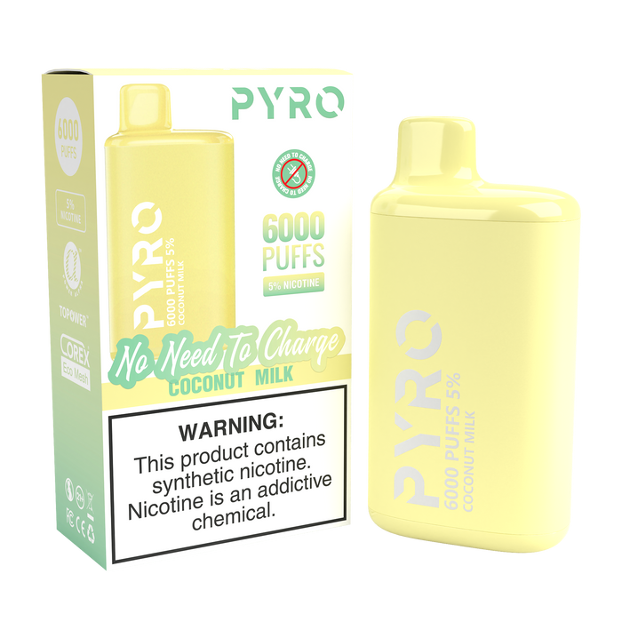 Pyro 6000 Puff Disposable UVD Pyro 6000 Puff Disposable UVD