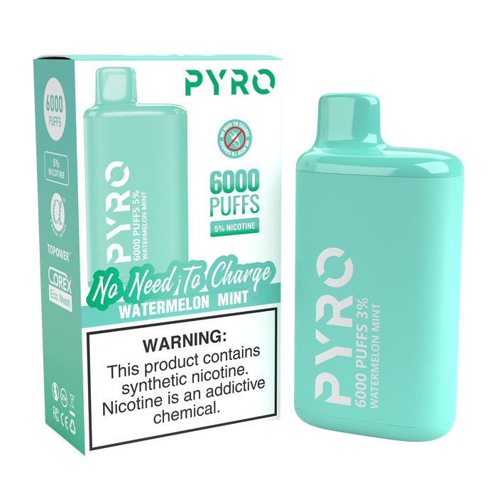 pyro disposable vape Pyro 6000 Puff Disposable — UVD