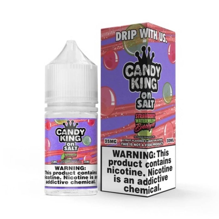 Candy King on Salt Strawberry Watermelon Bubblegum eJuice