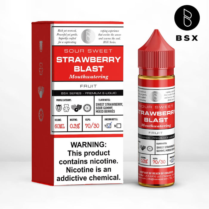 Glas BSX Strawberry Blast eJuice