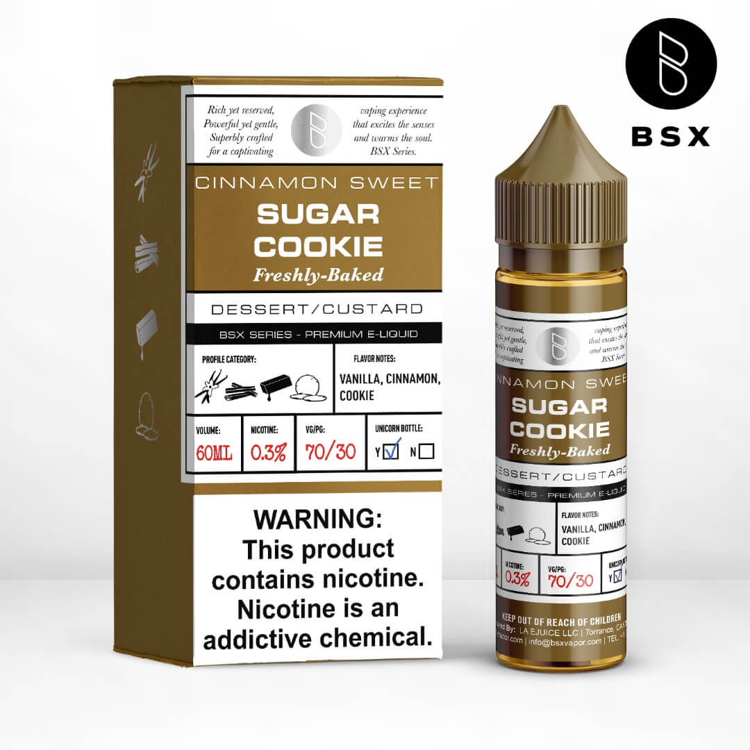Glas BSX Sugar Cookie Ejuice | Only $13.99 | Ultimate Vape Deals  UVD