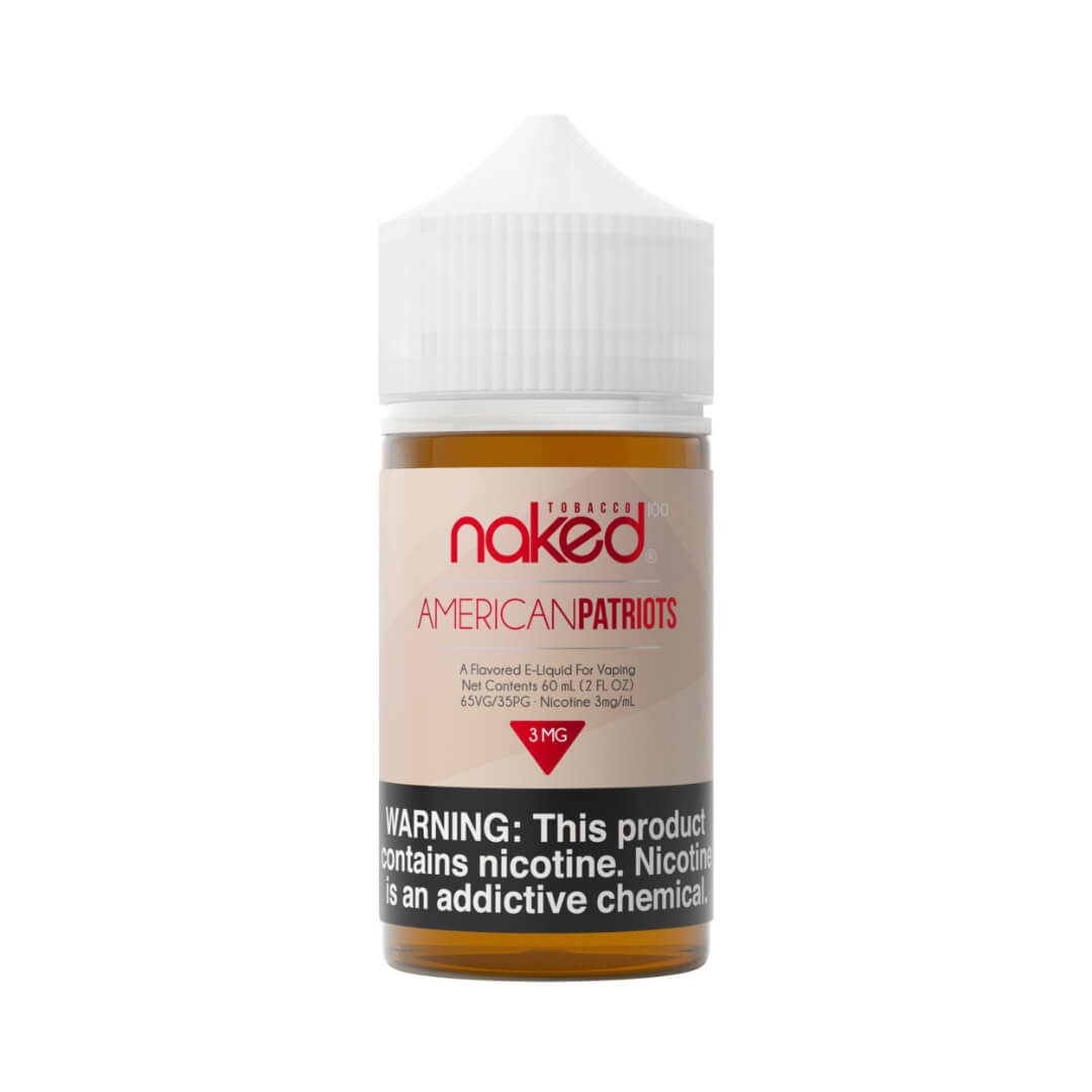tobacco ejuice Naked 100 Tobacco American Patriot Ejuice | Only $13.99