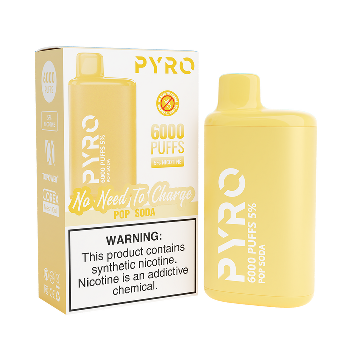 pyro vape flavors Pyro 6000 Puff Disposable — UVD