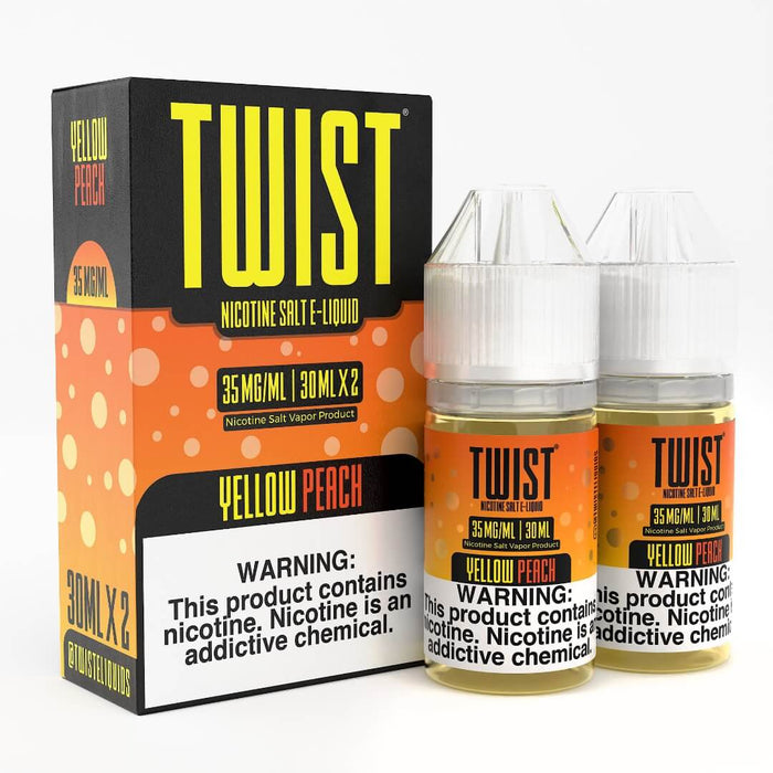 Twist e-Liquids Salt Yellow Peach eJuice
