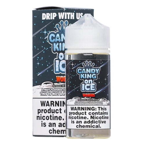 Candy King On Ice Synthetic Worms EjuIce Synthetic - Ultimate Vape Deals