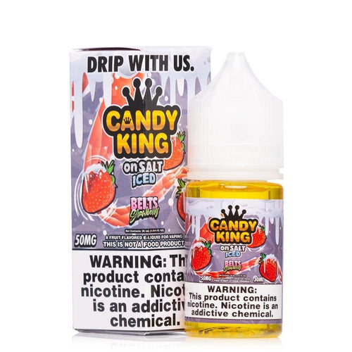 Candy King On Salt Iced Belts Strawberry Ejuice-UVD