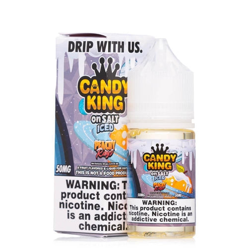 Candy King On Salt Iced Peachy Rings Ejuice-UVD