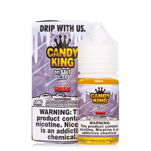 Candy King On Salt Iced Worms Ejuice-UVD