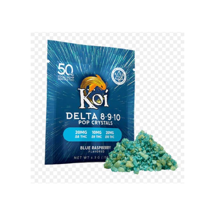 Koi Delta 8, 9, & 10 Pop Crystals 50mg